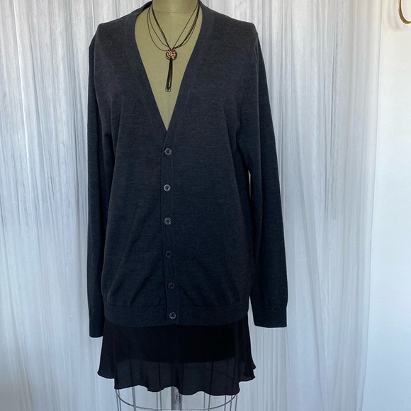 Le 31 exclusivement at Simons 100% merino wool men’s cardigan sweater Size XL - Picture 1 of 14